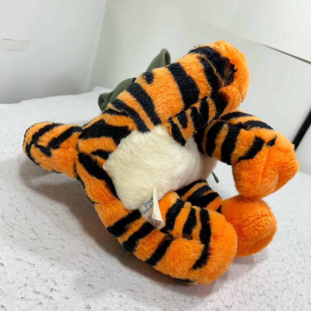 Vintage Disneyland Safari Tigger 14" Plush Stuffed Toy Walt Disney World - Picture 8 of 10
